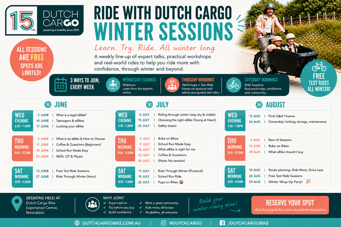 Ride with Dutch Cargo: Introducing Our Winter Sessions