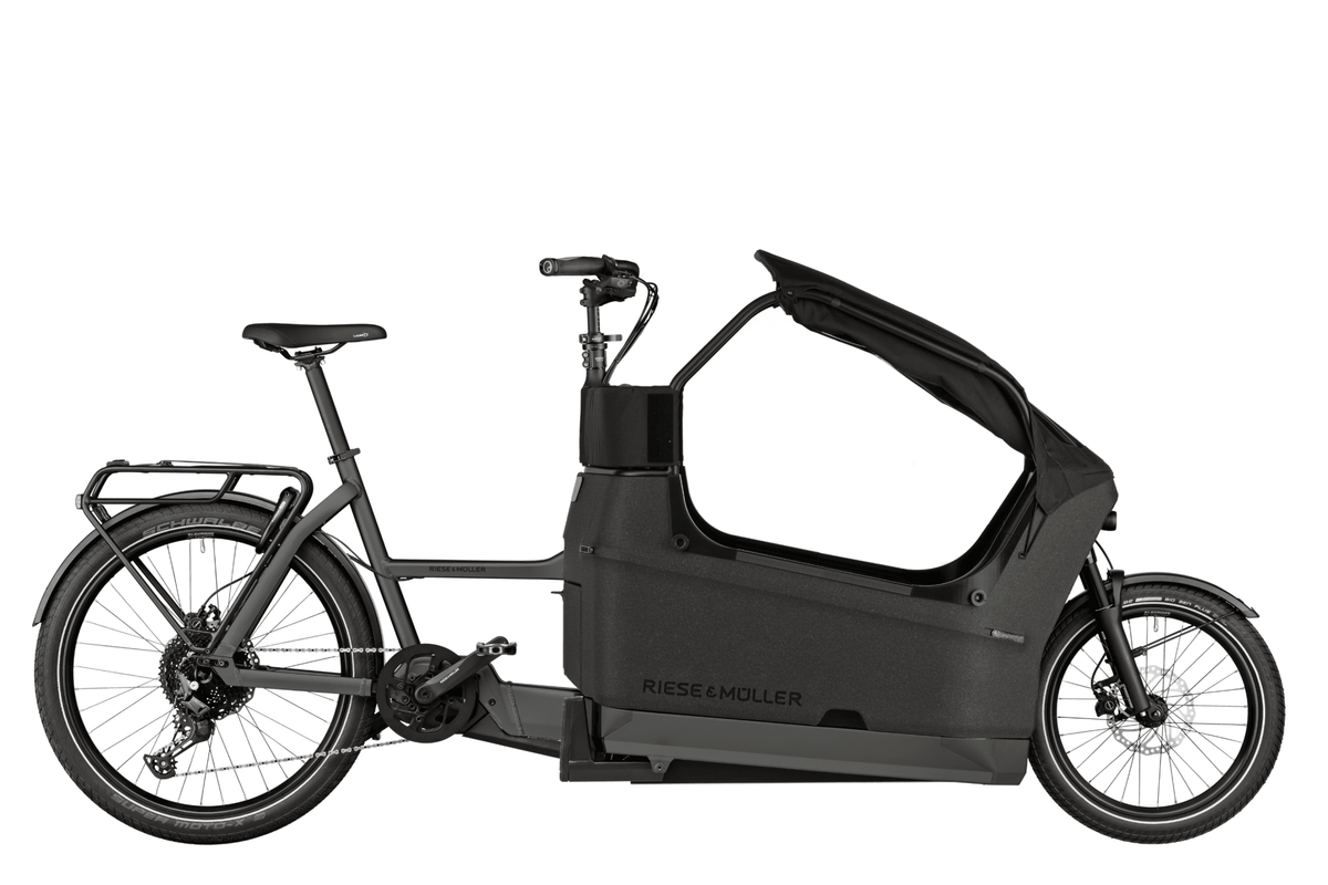 Riese & Muller Packster2 70 Family with BES3 Bosch Cargo Line Electric Cargo Bike - Dutch Cargo (AU) - Riese and Muller - Electric Cargo Bike - Riese & Muller Packster2 70 Family with BES3 Bosch Cargo Line Electric Cargo Bike