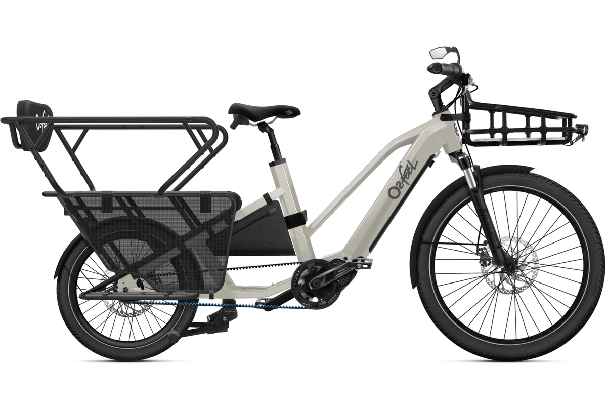 O2Feel Equo 7.4 Longtail Electric Bike - Dutch Cargo (AU) - O2feel - Electric Cargo Bike - O2Feel Equo 7.4 Longtail Electric Bike