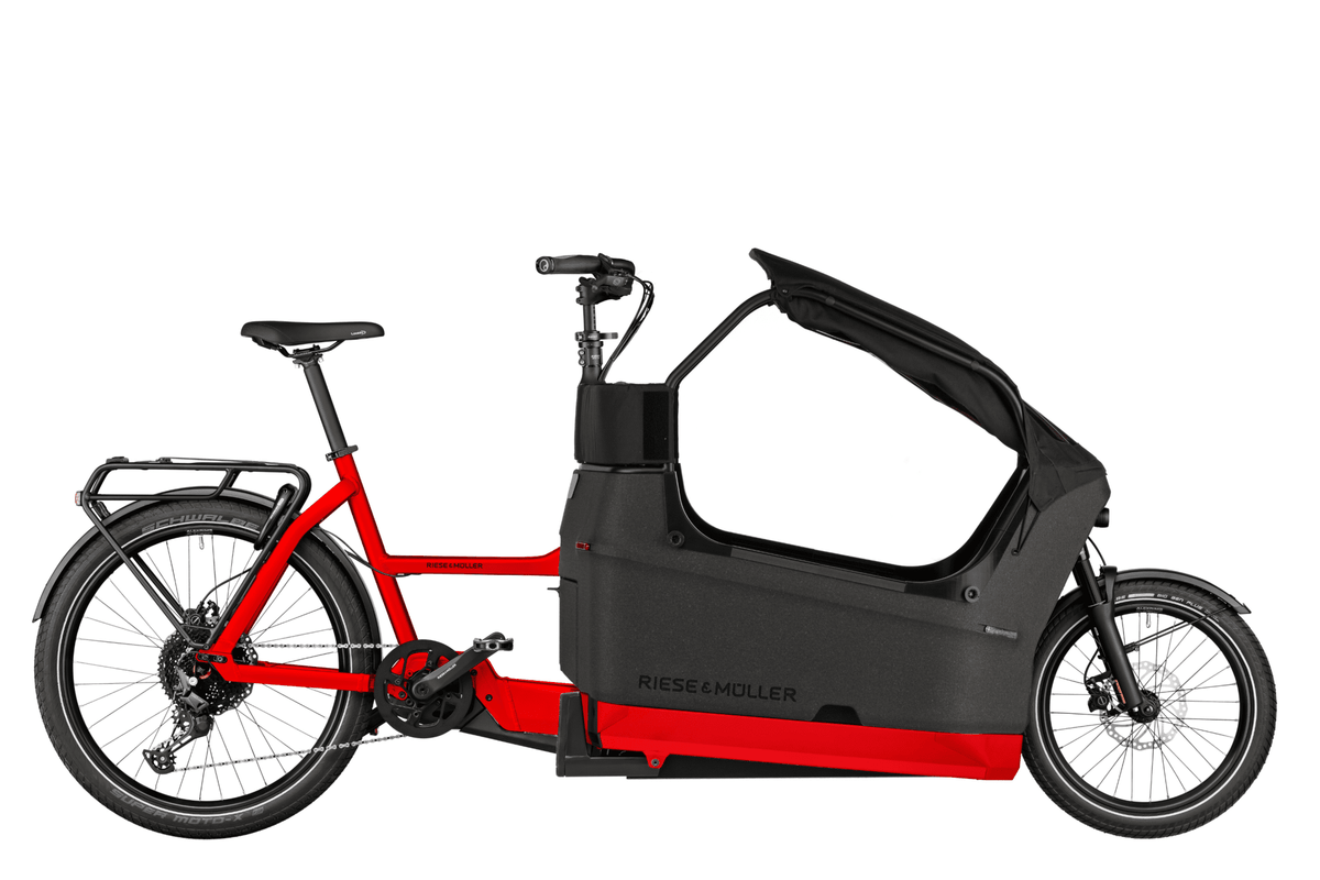 Riese & Muller Packster2 70 Family with BES3 Bosch Cargo Line Electric Cargo Bike - Dutch Cargo (AU) - Riese and Muller - Electric Cargo Bike - Riese & Muller Packster2 70 Family with BES3 Bosch Cargo Line Electric Cargo Bike