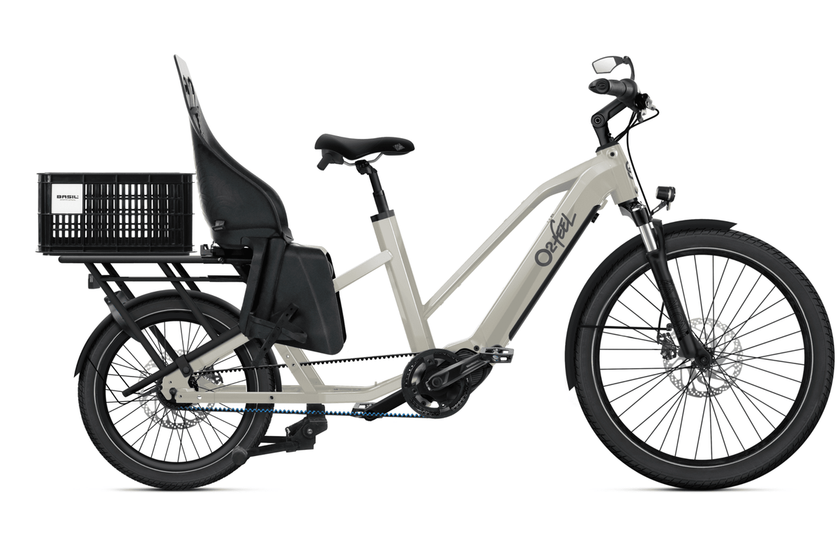 O2Feel Equo 7.4 Longtail Electric Bike - Dutch Cargo (AU) - O2feel - Electric Cargo Bike - O2Feel Equo 7.4 Longtail Electric Bike