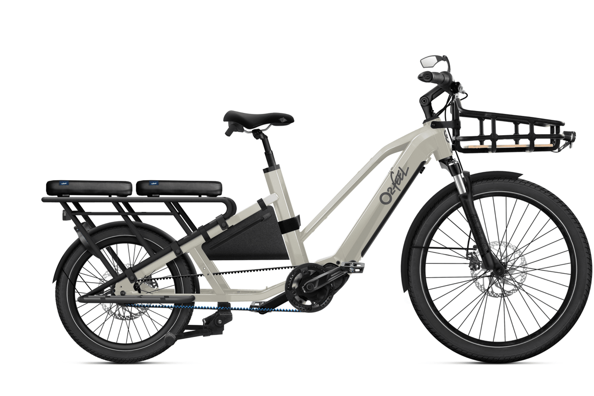 O2Feel Equo 7.4 Longtail Electric Bike - Dutch Cargo (AU) - O2feel - Electric Cargo Bike - O2Feel Equo 7.4 Longtail Electric Bike