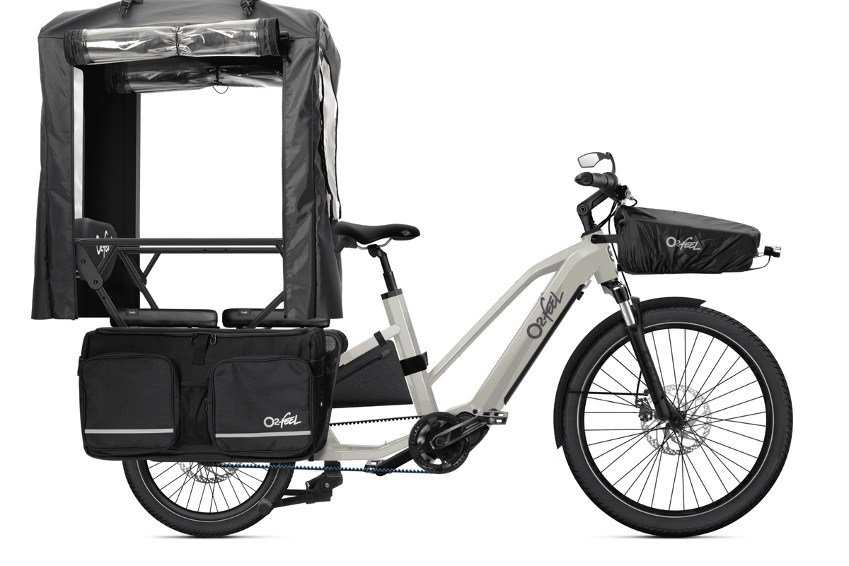 O2Feel Equo 7.4 Longtail Electric Bike - Dutch Cargo (AU) - O2feel - Electric Cargo Bike - O2Feel Equo 7.4 Longtail Electric Bike