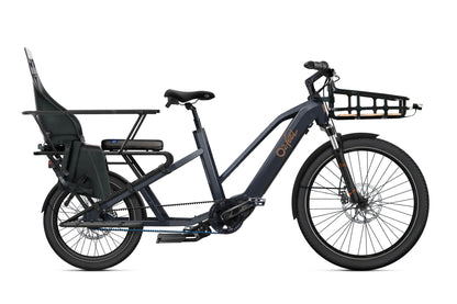 O2feel Family Equo 7.1 Gates Belt Drive Electric Cargo Bike